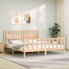 vidaXL Bed Frame without Mattress Super King Size Solid Wood Pine