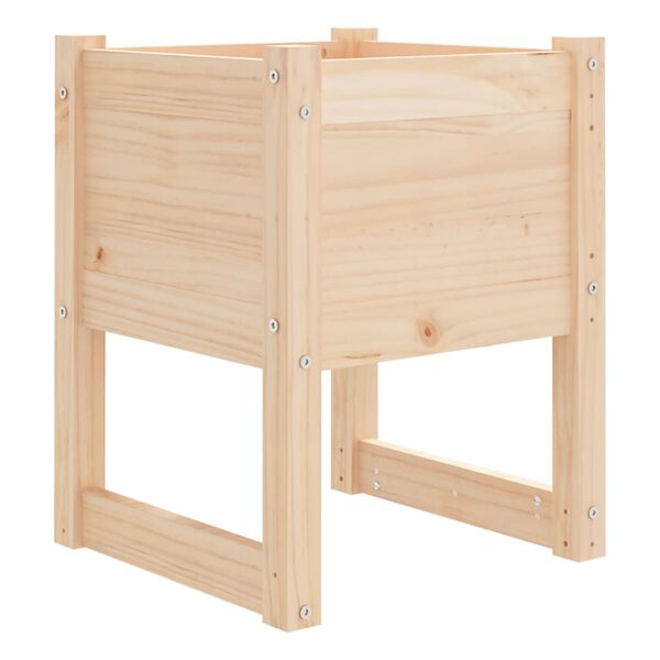 vidaXL Planters 2 pcs 40x40x52.5 cm Solid Wood Pine