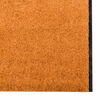 vidaXL Doormat Other Orange and Black 120 x 400 cm Polyamide and PVC