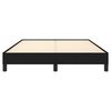 vidaXL Bed Frame without Mattress Black 135x190 cm Double Double Fabric