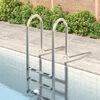 vidaXL Pool Ladder 54x38x158 cm 304 Stainless Steel