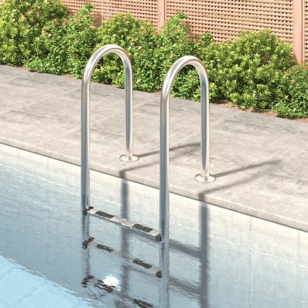 vidaXL Pool Ladder 54x38x158 cm 304 Stainless Steel