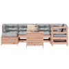 vidaXL 7 Piece Garden Sofa Set Solid Wood Douglas Fir