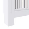 vidaXL Radiator Cover 2 pcs White 205 x 20.5 x 81.5cm Engineered Wood