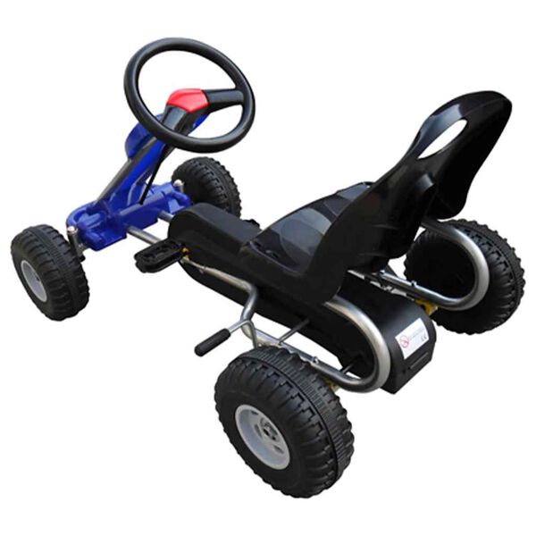 vidaXL Pedal Go Kart Blue