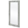 vidaXL Wall Mirror Baroque Style 100x50 cm Silver