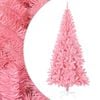 vidaXL Artificial Christmas Tree with Stand Pink 180 cm PVC