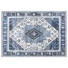 vidaXL Rug ORIZ Dark Blue 140 x 200 cm 100% Polyester
