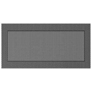 vidaXL Outdoor Rug ARAKIL Black and grey 250 x 500 cm PP