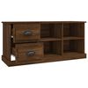 vidaXL TV Cabinet Brown Oak 102x35.5x47.5 cm Engineered Wood