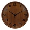 Gifts Amsterdam Wall Clock Alba Wood Brown 53x5.3 cm