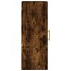 vidaXL Wall Mounted Cabinet Smoked Oak 34.5x34x90 cm