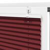 vidaXL Pleated Blind Bordeaux Red 120x150 cm Fabric Width 119.4 cm Polyester