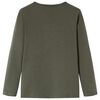 Kids' T-shirt with Long Sleeves Khaki 116