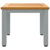 vidaXL Outdoor Tables Natural and grey 45 x 45 x 38 cm