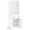 vidaXL Highboard White 69.5x34x180 cm Engineered Wood