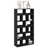 vidaXL Bookcase Black 100x33x187.5 cm Engineered Wood