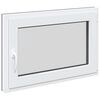 vidaXL Basement Window RISOR 90x60 cm Tilt&Turn DIN Right Anthracite