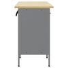 vidaXL Work Cabinet with Drawer 3 pcs Black and Grey 75 x 45 x 85 cm