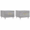 vidaXL Coffee Tables 2 pcs Grey Sonoma 50x50x40 cm Engineered Wood