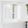 vidaXL Voile Curtains with Loops 2 pcs White 140x140 cm