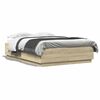 vidaXL Bed Frame without Mattress Sonoma Oak 150x200 cm King Size