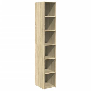 vidaXL Highboard Sonoma Oak 30x41x185 cm Engineered Wood