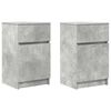 vidaXL Bedside Cabinets 2 pcs Concrete Grey 39x35x65 cm Engineered Wood