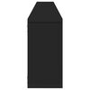 vidaXL Wall Cube Shelf 2 pcs Black 100x15x30 cm Engineered Wood
