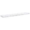 vidaXL Wall Shelf 4 pcs White Marble 120 x 23.5 x 4 cm Engineered Wood