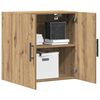 vidaXL Wall Cabinet Artisan Oak 60 x 31.5 x 60 cm Engineered Wood