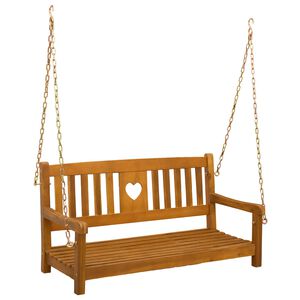 vidaXL Garden Swing Bench 2 -Seater 110 x 56 x 58 cm Solid Acacia Wood