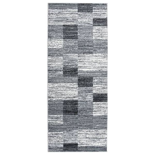 vidaXL Runner Rug BCF Grey 100x250 cm