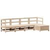 vidaXL 5 Piece Garden Sofa Set Solid Wood Pine