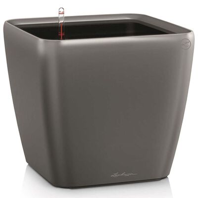 LECHUZA Planter QUADRO LS 43 ALL-IN-ONE Charcoal 16183