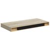 vidaXL Floating Wall Shelf Oak 50x23x3.8 cm MDF