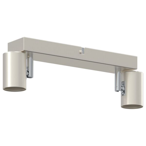 vidaXL Ceiling Spotlight Brushed nickel 26 x 6.5 x 11.5 cm Steel