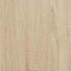 vidaXL Wall Shelf with Drawers Sonoma Oak 100x36x19 cm Engineered Wood