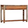 vidaXL Console Table with 3 Drawers 120x30x75 cm Solid Acacia Wood