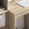 vidaXL Desk with Drawer 2 pcs Sonoma Oak