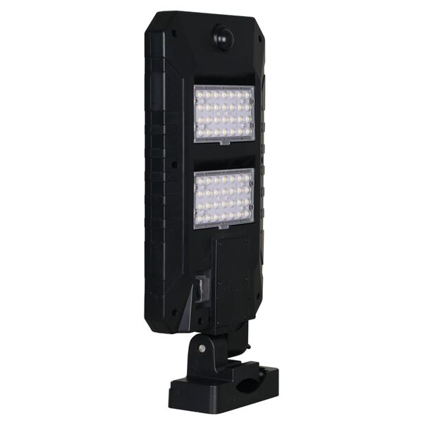 Luxform Intelligent Solar LED Security Garden Light Concordia PIR with Motion Sensor Black