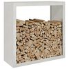 vidaXL Firewood Rack 100x40x100 cm Stainless Steel