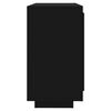 vidaXL Sideboard Black 80x40x75 cm Engineered Wood