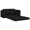 vidaXL Folding Sofa Bed Black 148 x 71 x 83 cm Fabric