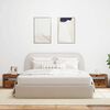 vidaXL Bedside Cabinets 2 pcs with LEDs Old Wood 60x35x40 cm