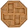 vidaXL Table Top 80x80x2.5 cm Octagonal Solid Wood Teak