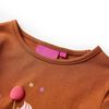 Kids' T-shirt with Long Sleeves Cognac 128