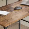 vidaXL Desk Old Wood 139 x 139 x 75 cm Engineered Wood