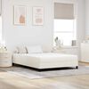 vidaXL Bed Mattress with Mattress Cream 140 x 200 cm Fabric