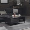 vidaXL Coffee Table High Gloss Grey 90x60x35 cm Engineered Wood